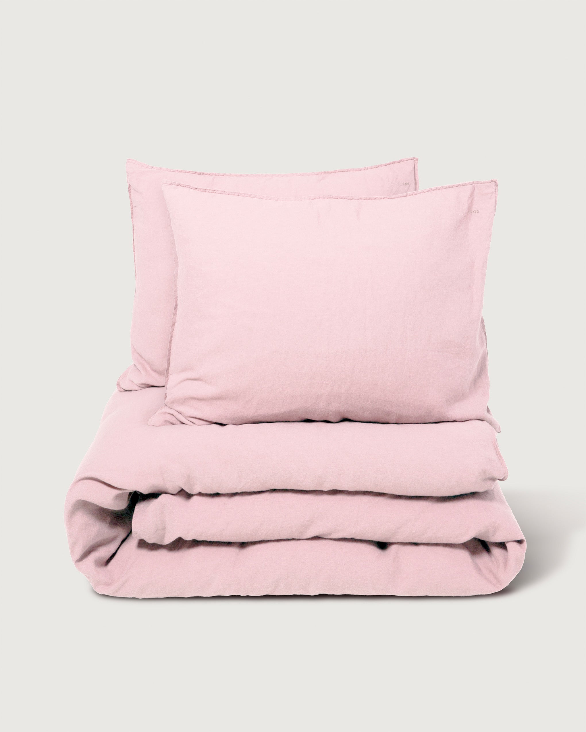 Leinen-Bettwäsche-Set Shell Pink