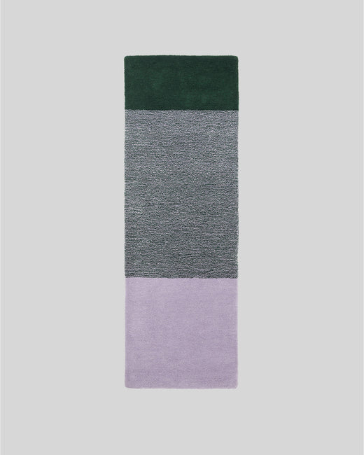 Vloerkleed Wol Horizontaal Green Lilac - SUITE702