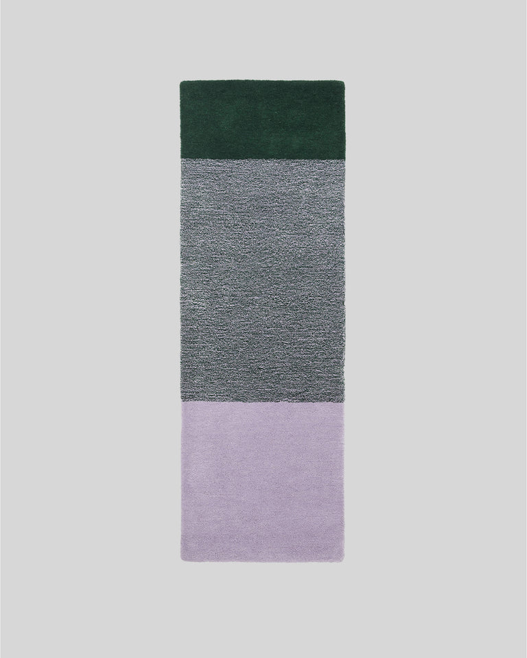Vloerkleed Wol Horizontaal Green Lilac - SUITE702