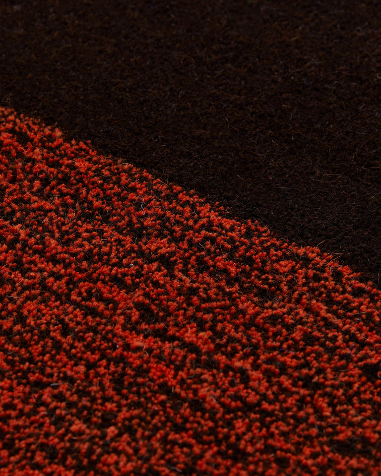 Vloerkleed Wol Verticaal Poppy Orange Brown - SUITE702