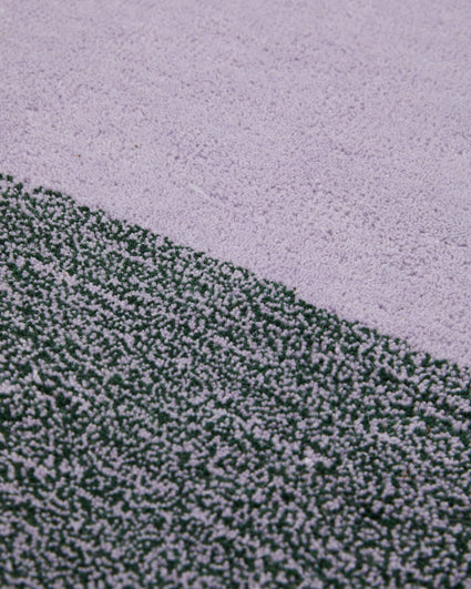 Vloerkleed Wol Verticaal Green Lilac - SUITE702