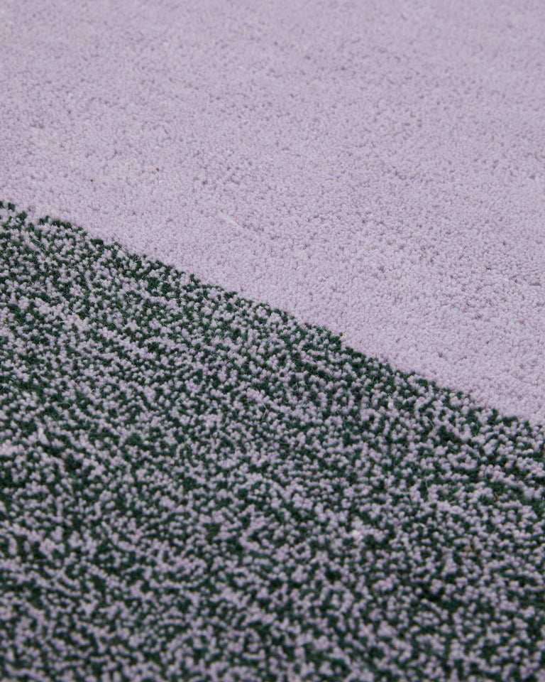 Vloerkleed Wol Verticaal Green Lilac - SUITE702