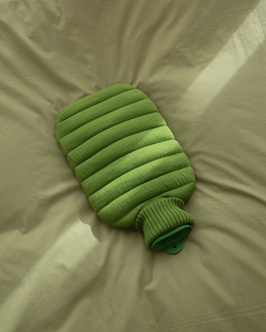 Puffy Warmwaterkruik Apple Green