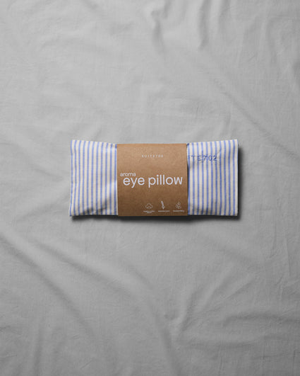 Aroma Eye Pillow Streep Blue Ecru - SUITE702