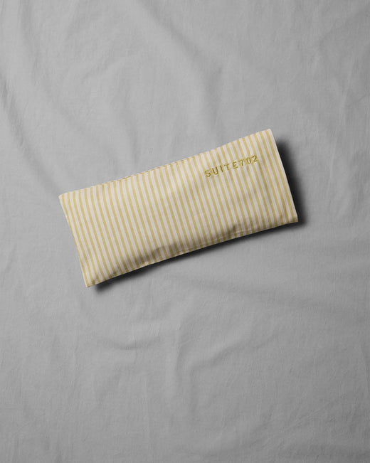 Aroma Eye Pillow Streep Lemon Ecru