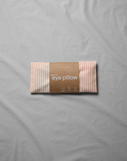 Aroma Eye Pillow Streep Peach Ecru - SUITE702