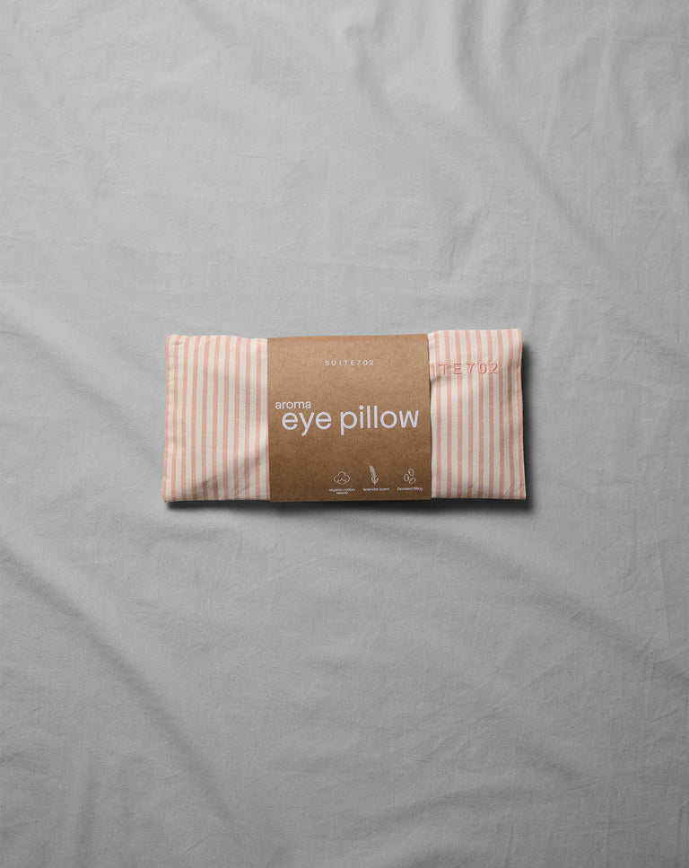 Aroma Eye Pillow Streep Peach Ecru - SUITE702
