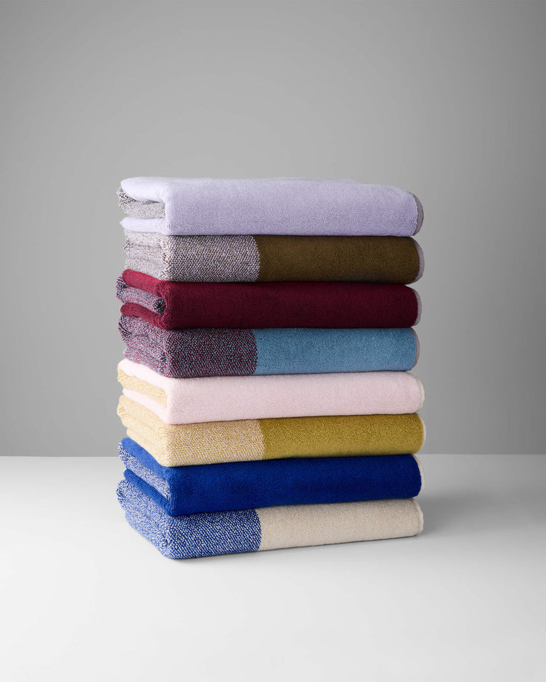 Badhanddoeken Set Blend Sky Blue Bordeaux (2 st.) - SUITE702