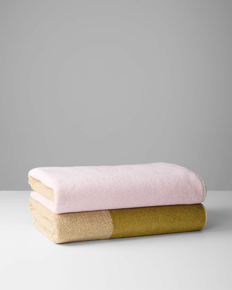 Badhanddoeken Set Blend Blush Olive (2 st.) - SUITE702
