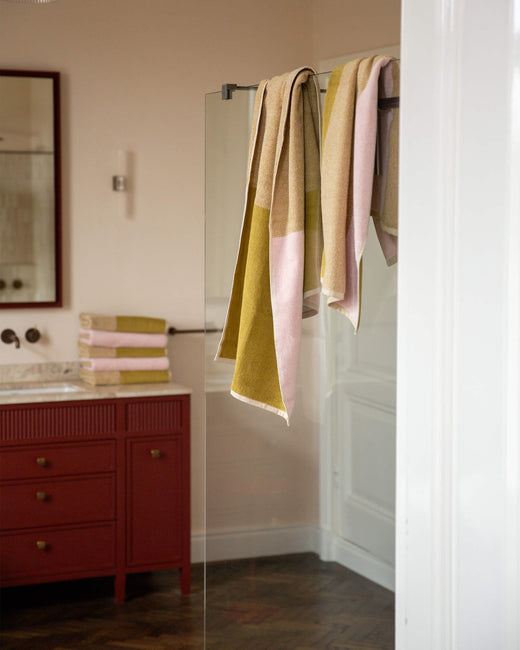 Badhanddoeken Set Blend Blush Olive (2 st.) - SUITE702