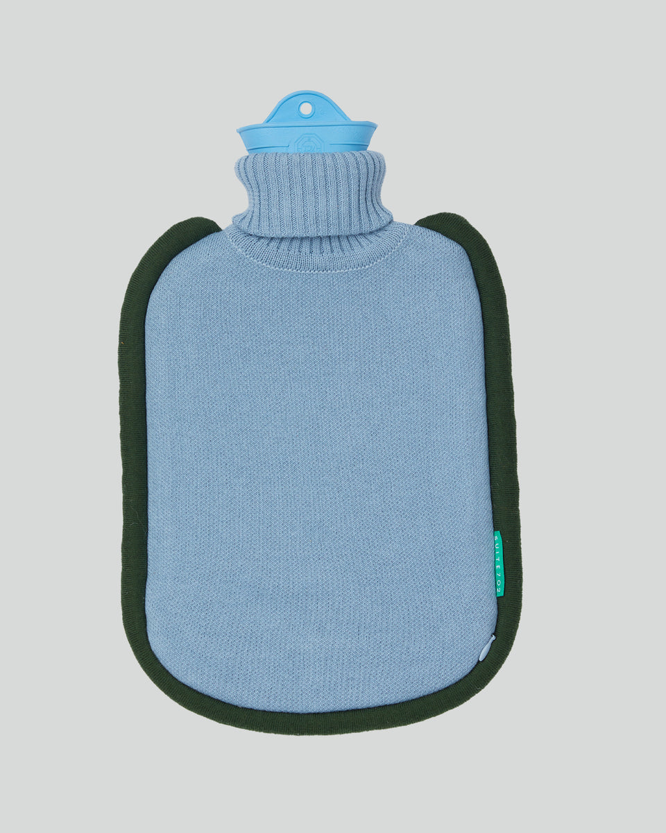 Bumper Hot Water Bottle Light Blue 