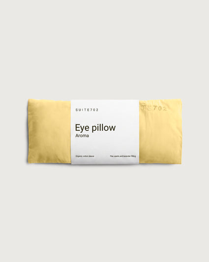 Aroma Eye Pillow Butter Yellow