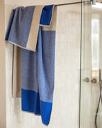 Badhanddoeken Set Blend Cobalt Blue Ecru (2 st.) - SUITE702