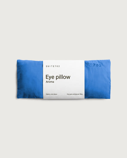 Oreiller pour les yeux Aroma Bleu cobalt