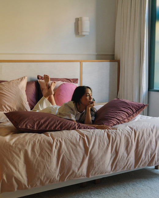 bedMATE Sloop Satijn Red Wine - SUITE702