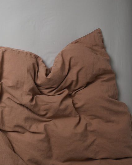 Dekbedovertrek Linnen Mocca - SUITE702