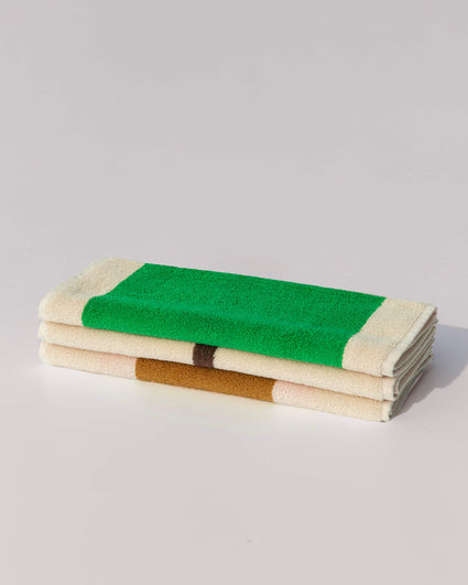 Gastendoekjes Set Pink Royal Blue Brown (3 st.) - SUITE702