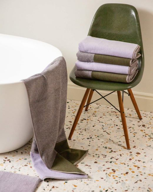 Badhanddoeken Set Blend Green Lilac (2 st.) - SUITE702