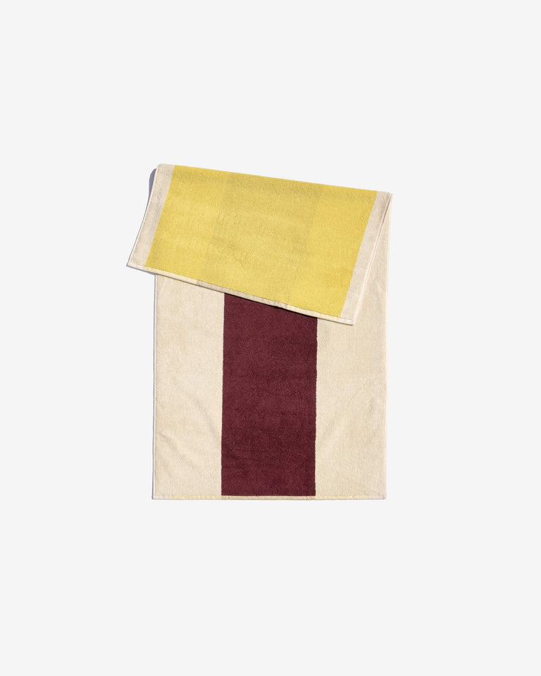 Badhanddoek Yellow Bordeaux - SUITE702