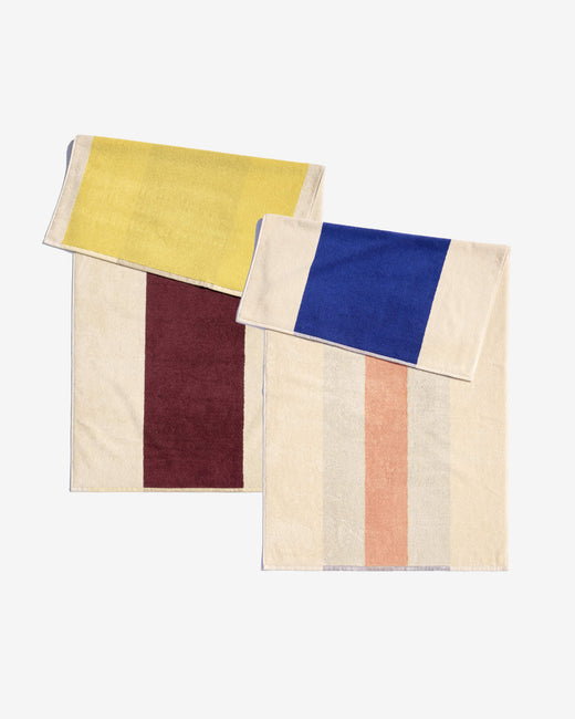 Badhanddoeken Set Royal Blue Yellow (2 st.) - SUITE702