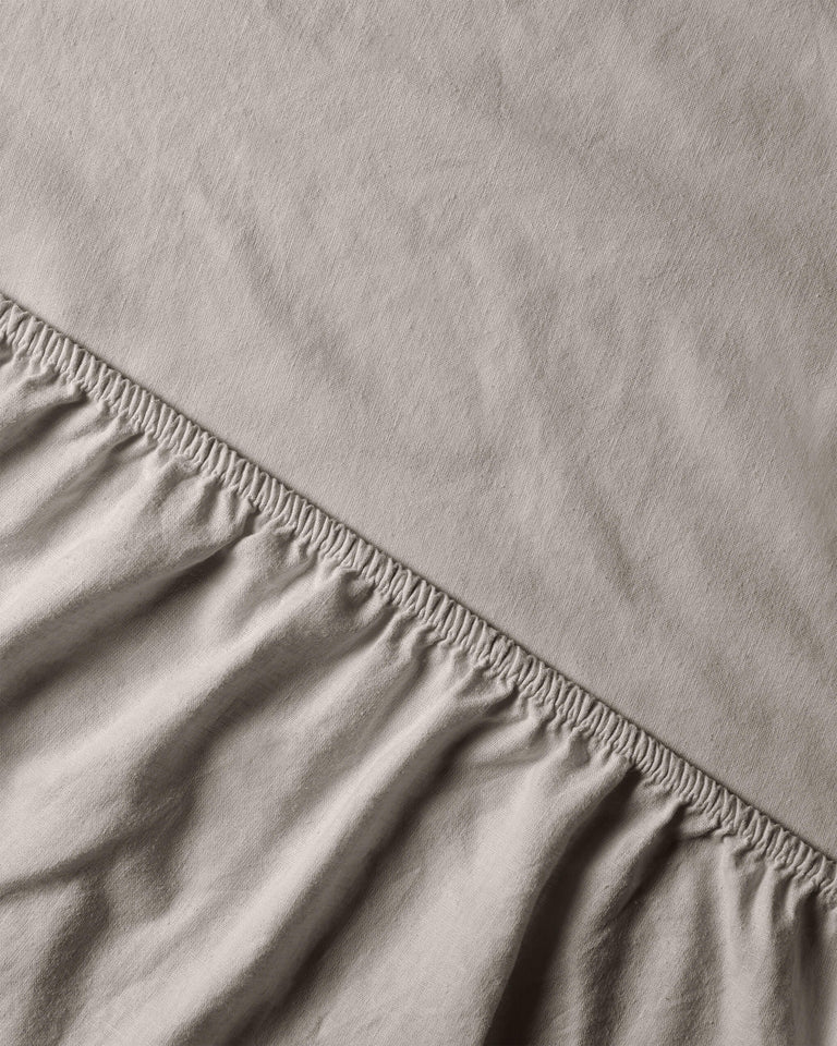 Hoeslaken Linnen Linen Grey - SUITE702