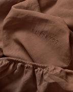 Hoeslaken Linnen Mocca - SUITE702