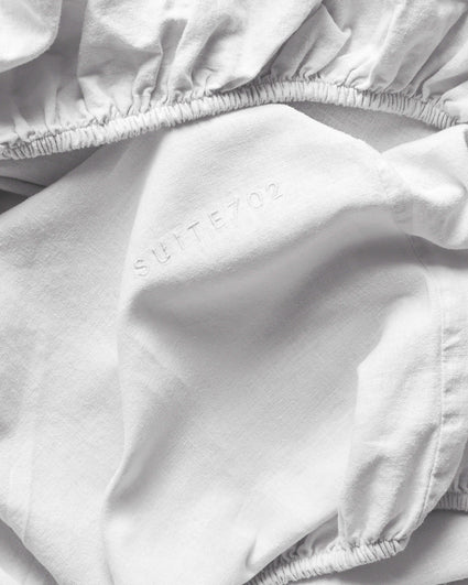 Hoeslaken Linnen White - SUITE702