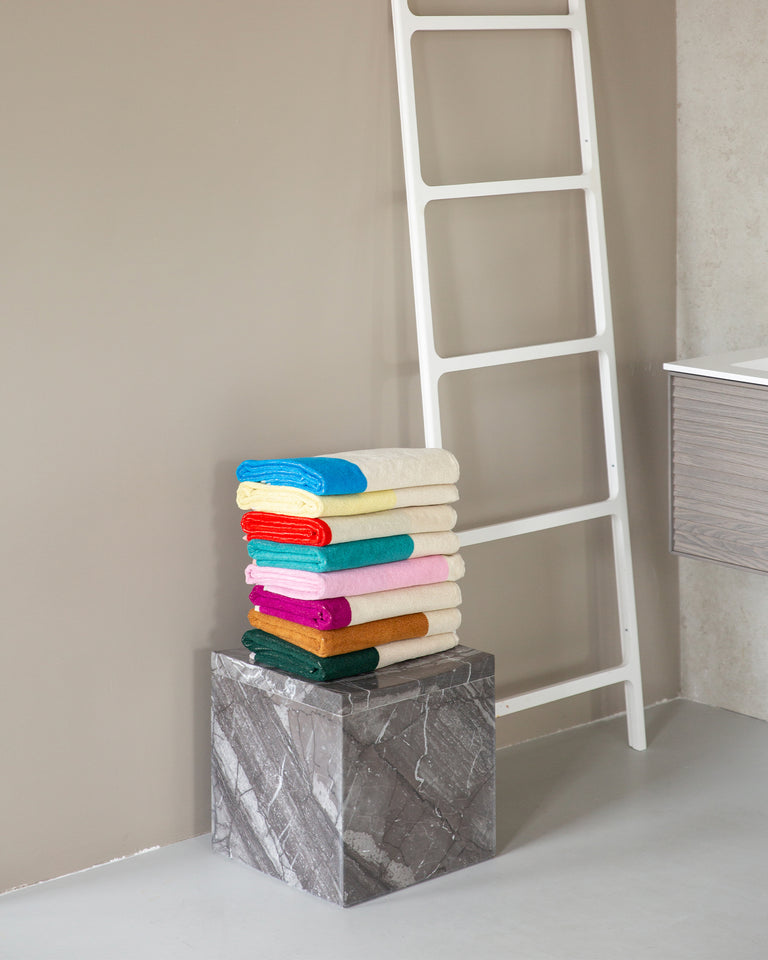 Badhanddoeken Set Yellow Aqua Pink Red (4 st.) - SUITE702