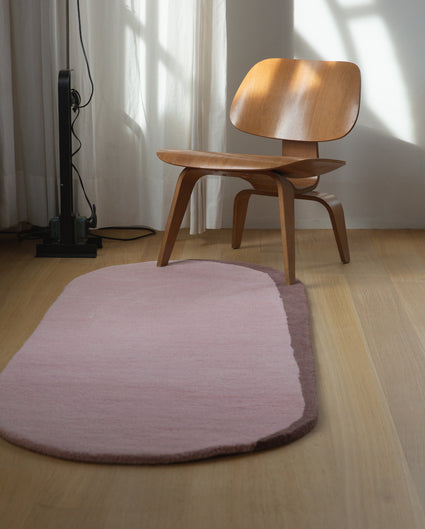 Teppich aus Wolle Eclipse Oval Blush Cocoa