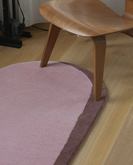 Teppich aus Wolle Eclipse Oval Blush Cocoa