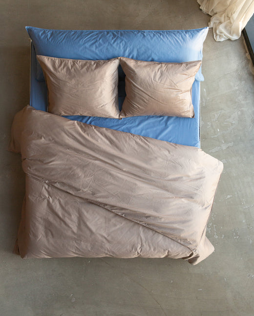 Hoeslaken satijn Ocean Blue - SUITE702