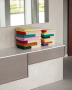 Badhanddoeken Set Yellow Aqua Pink Red (4 st.) - SUITE702