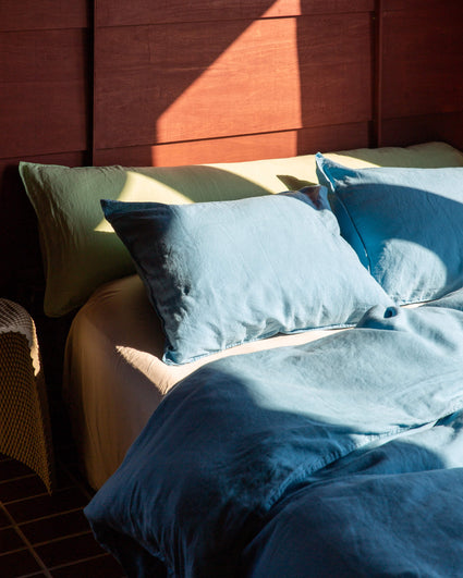 Kussensloop Linnen True Blue - SUITE702