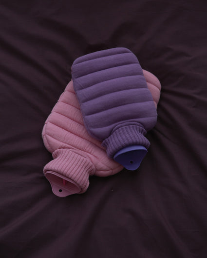 Mini Puffy Warmwaterkruik Purple