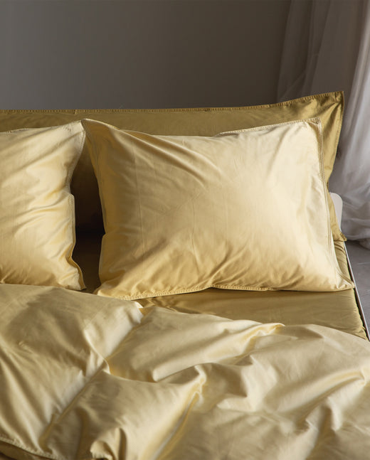 Hoeslaken satijn Olive Gold - SUITE702