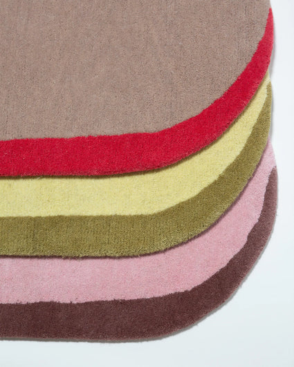 Teppich aus Wolle Eclipse Oval Blush Cocoa