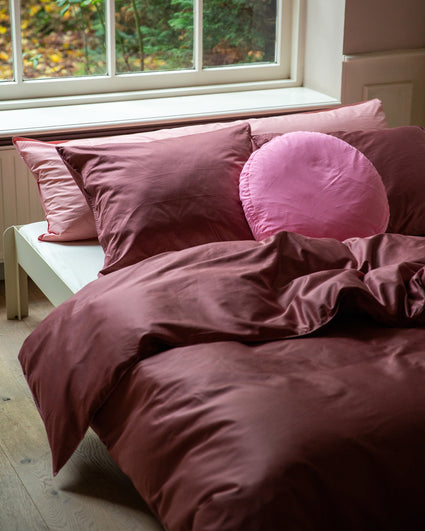 Bettbezug Satin Red Wine