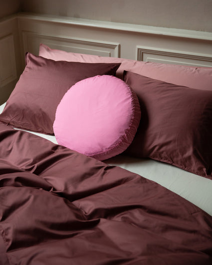 Parure de lit Satin Red Wine
