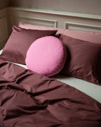 Parure de lit Satin Red Wine