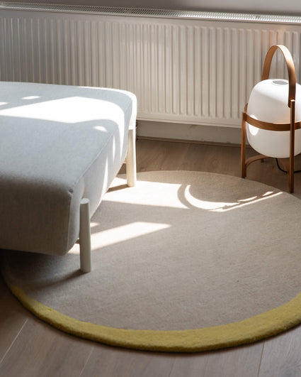 Vloerkleed Wol Eclipse Oatmeal Butter Yellow