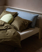 Bettwäsche-Set Satin Khaki Green