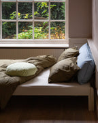 Bettwäsche-Set Satin Khaki Green