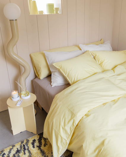 Beddengoed Set Katoen Butter Yellow - SUITE702