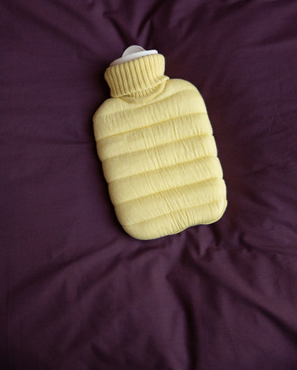 Mini Puffy Wärmflasche Butter Yellow