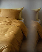 Kussensloop Satijn Caramel