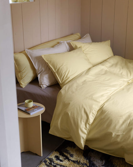 Kopfkissenbezug Baumwolle Butter Yellow - SUITE702
