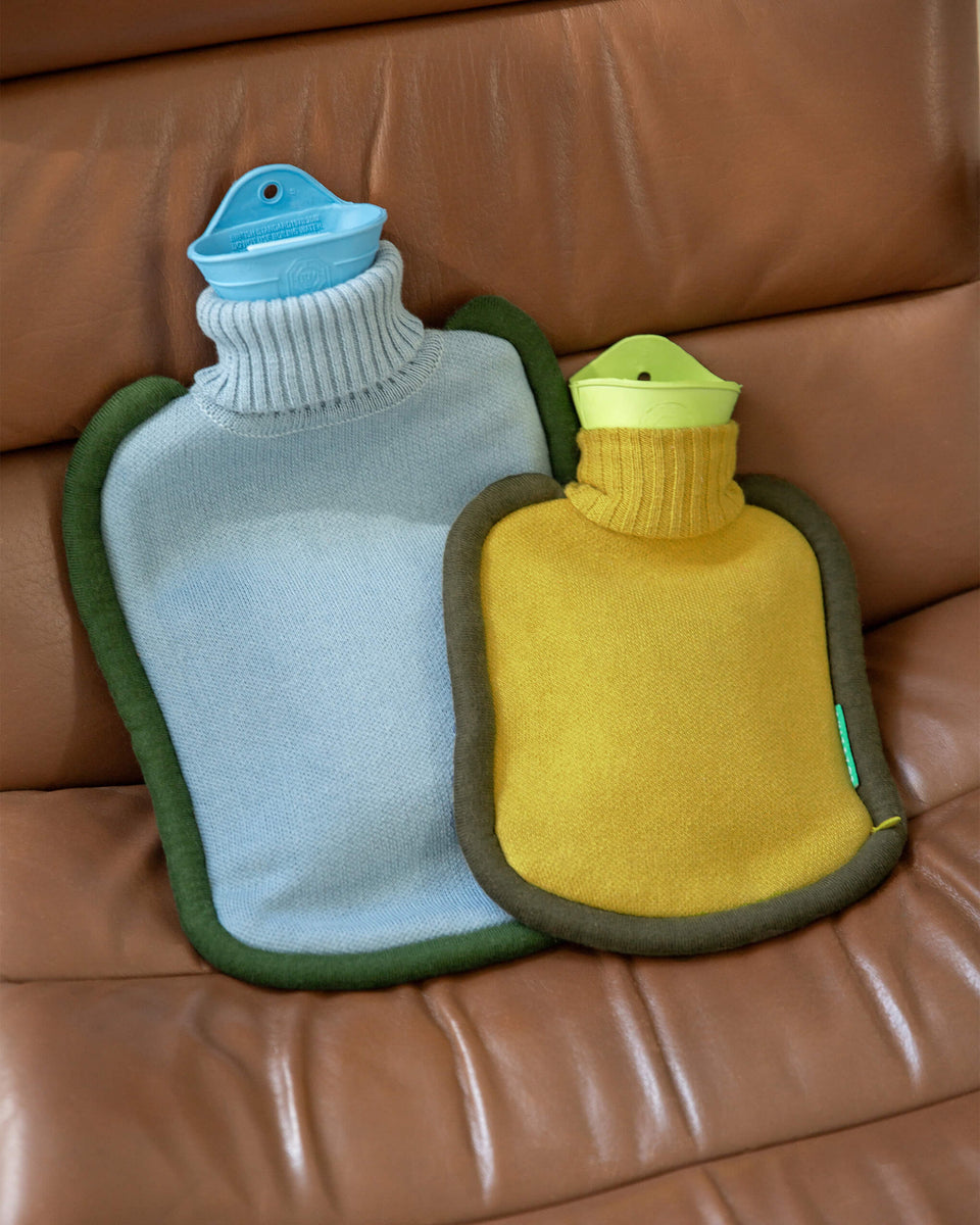 Mini Bumper Hot Water Bottle Mustard 