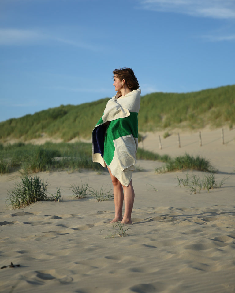 Strandlaken Royal Blue Green - SUITE702