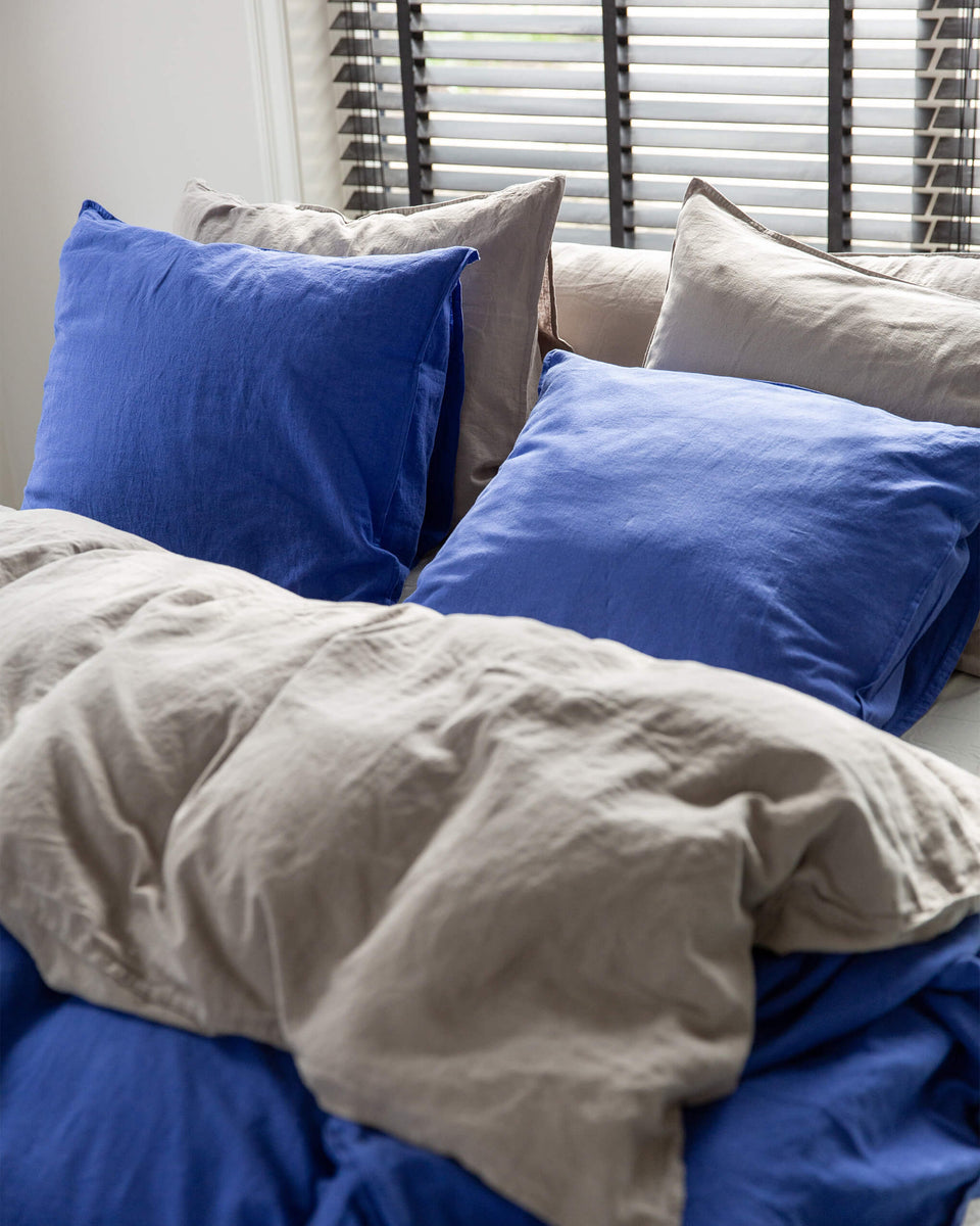 Pillowcase Linen Royal Blue