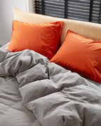 Kopfkissenbezug Baumwolle Poppy Orange - SUITE702